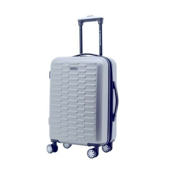 TRAVELERS CLUB Shannon Spinner Expan. Luggage ”suitcase silver gray 24 - Picture 3 of 11